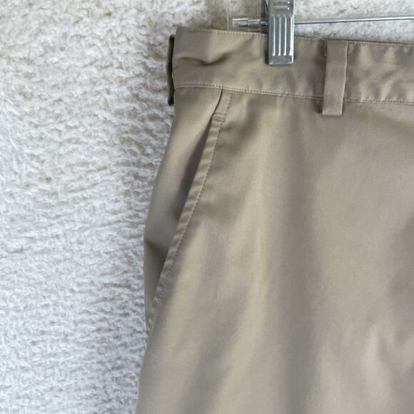 Nike Golf Shorts Mens Sz 34 Dri-Fit Khaki Beige Bone Tech Chino Stretch - Picture 14 of 16